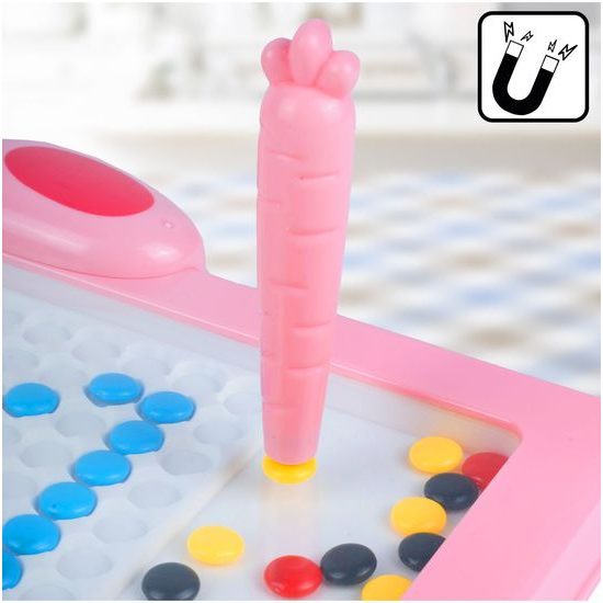 Magnetická tabulka Zajíček - růžová