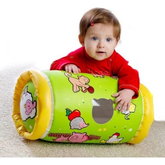 Nafukovací Válec s rolničkou - Moje první zvířátka