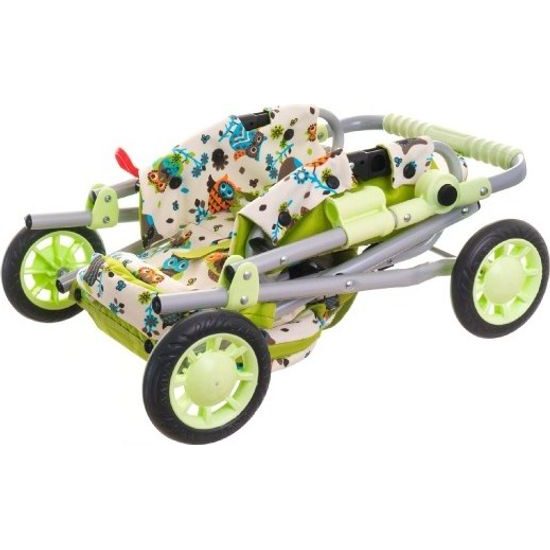 Kočárek Magda trojkombinace pro panenky - mix 2 barvy