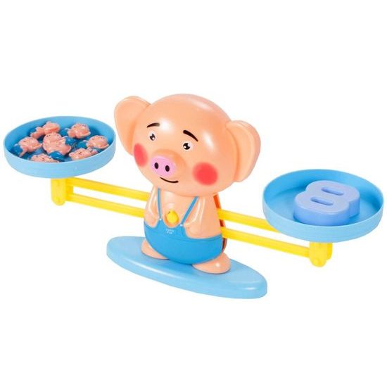 Naučná váha pro děti s prasátkem Balance Pig