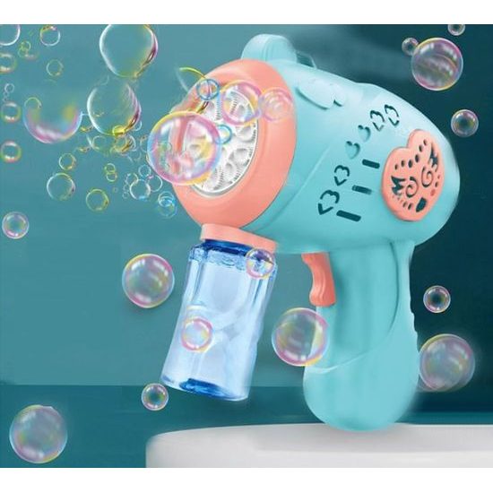 Bublifuk pistole na baterie Color Bubble - modrá