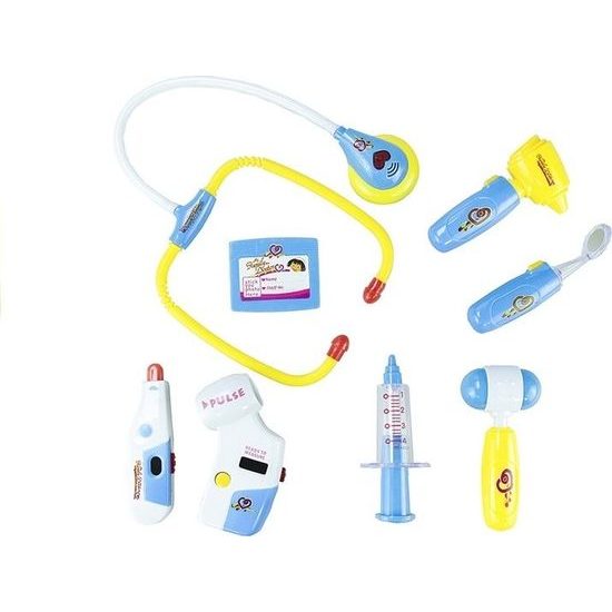 Doktorská taška s doplňky modrá pro děti