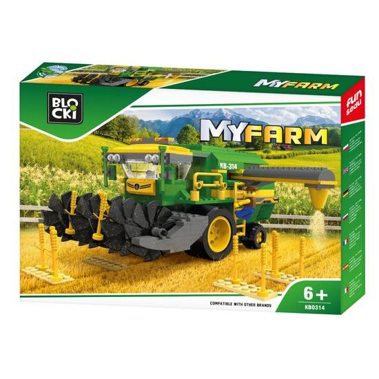 Blocki MyFarm stavebnice kombajn 371 dílků