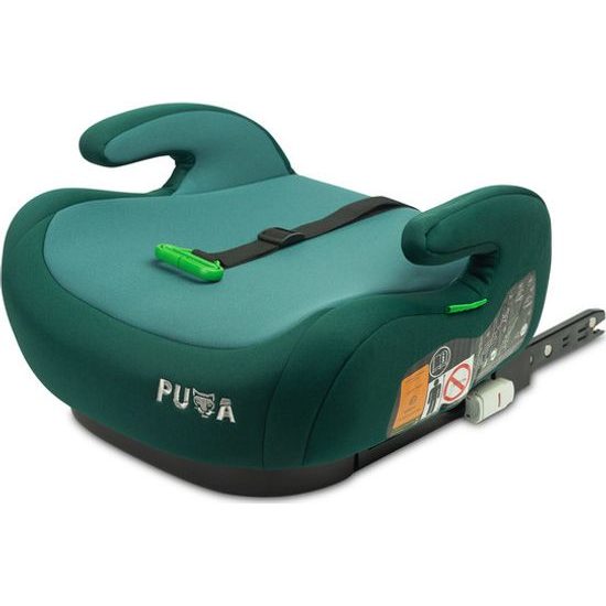 Podsedák Puma I-SIZE (125 - 150 cm) s isofixem, zelenomodrá