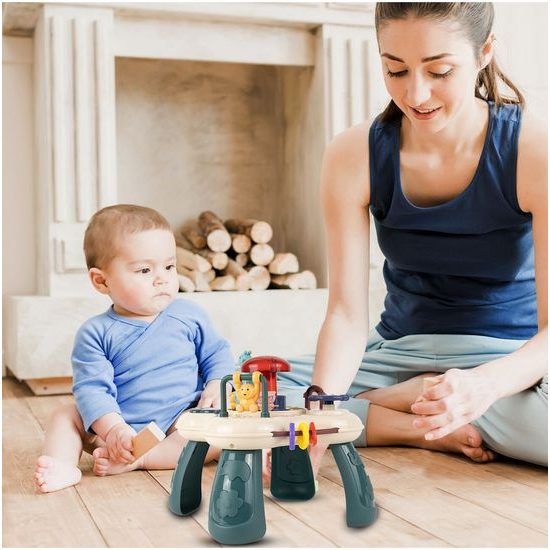 Mini edukační stoleček se světly a zvuky Mini Zoo