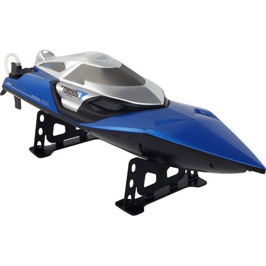 Motorový člun na dálkové ovládání 30 km/h modrý