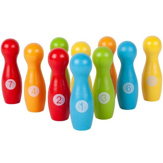 Dětské dřevěné kuželky Bowling Spill