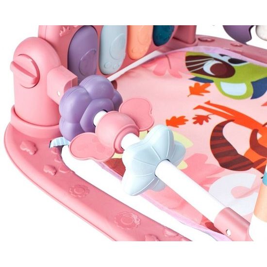 Hrací deka s piankem Tygřík - růžová