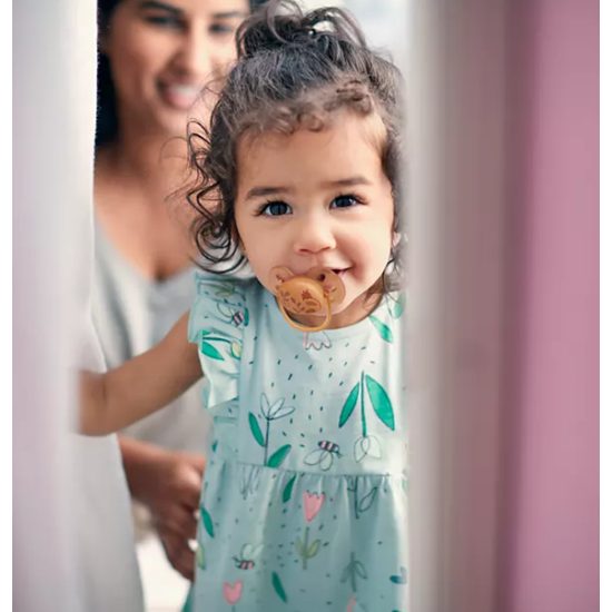 Silikonový dudlík Soft 6-18m holka 2ks