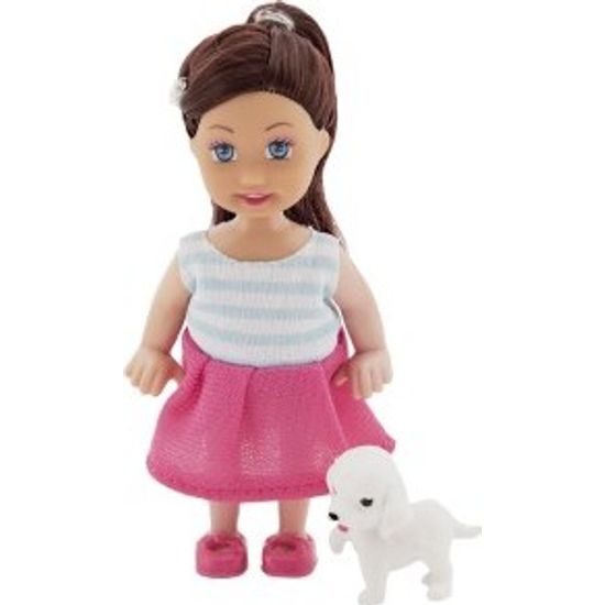 Panenka s mazlíčkem - mix 3 druhy