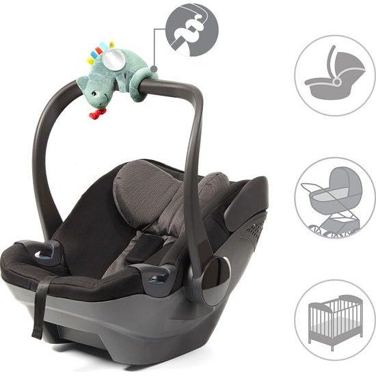 BabyOno závěsná plyšová hračka se zrcátkem Chameleon