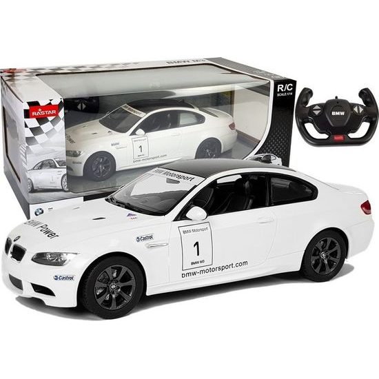 Auto R/C BMW M3 Rastar 1:14 bílá