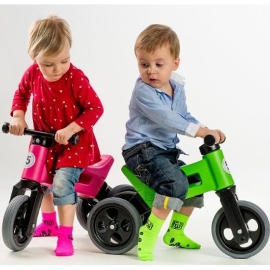 Odrážedlo FUNNY WHEELS Rider Sport růžové 2v1