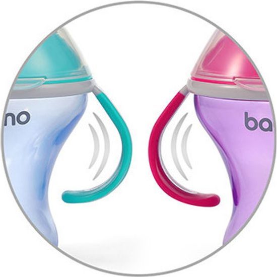 Drippy cup-měkký náustek 180ml, přírodní kojící růžový