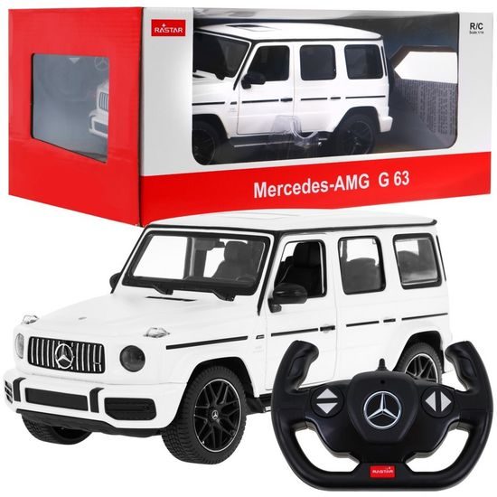 Rastar auto na dálkové ovládání Mercedes Benz G63 1:14 bílé