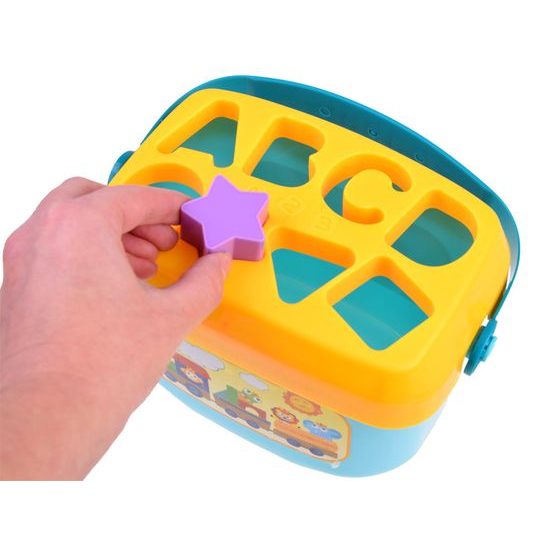 Haunger sada vkládacích kostek s kyblíčkem pro nejmenší First Blocks