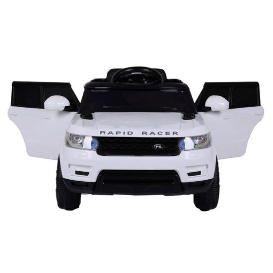Dětské elektrické autíčko Land Rapid Racer bílé