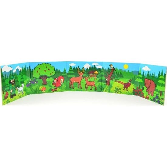 Knížka Leporelo - Moje první lesní zvířátka