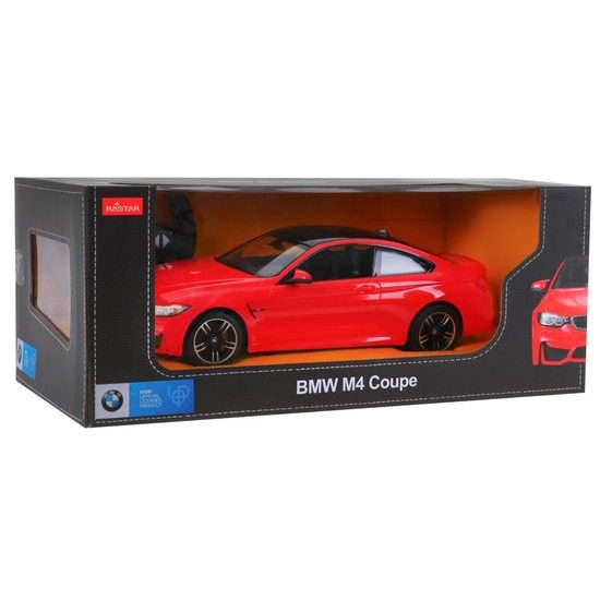 Rastar auto na dálkové ovládání BMW M4 Coupe 1:14 červené