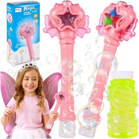 Dětský bublifuk na baterie Magická hůlka