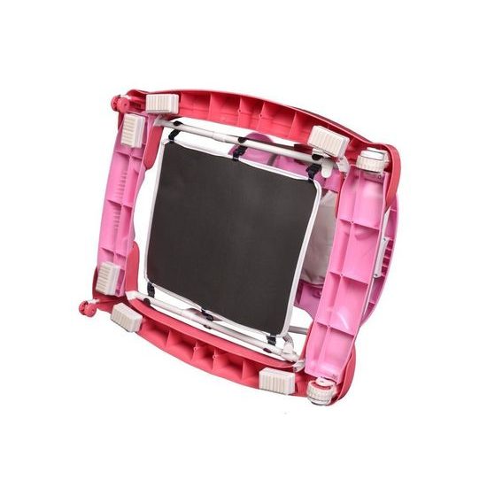 Ecotoys dětské chodítko s houpačkou 2v1 růžové