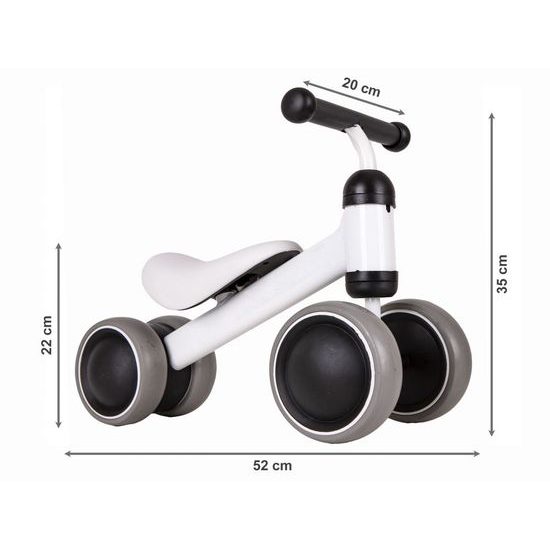 Ecotoys dětské mini odrážedlo White Bike