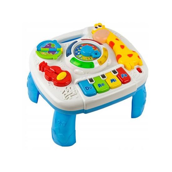 Doris edukační stoleček s piankem a zvuky 2v1