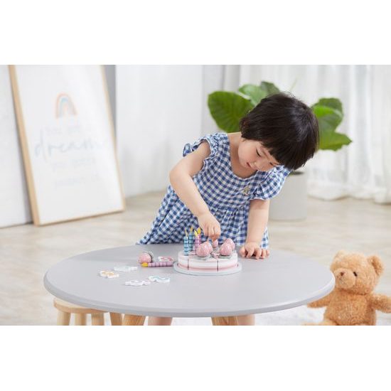 Dřevěný narozeninový dort Viga