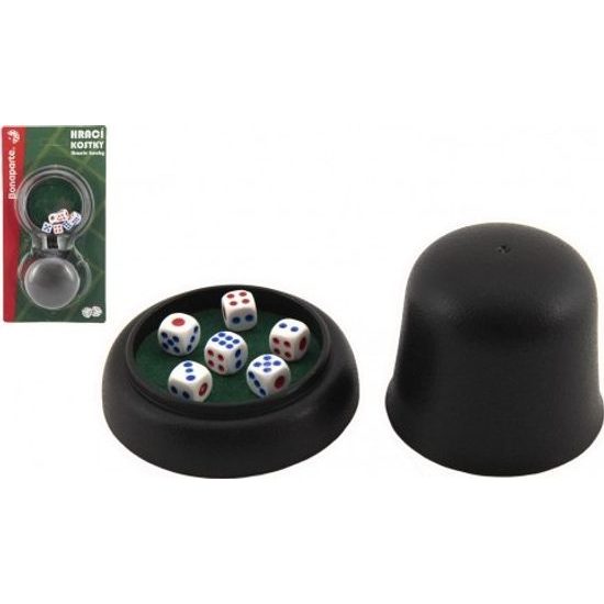 Házecí kostky 6 ks s kalíškem