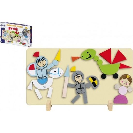 Magnetické puzzle Rytíři