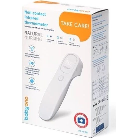 Bezkontaktní teploměr Baby Ono bílý CAT.NO 790