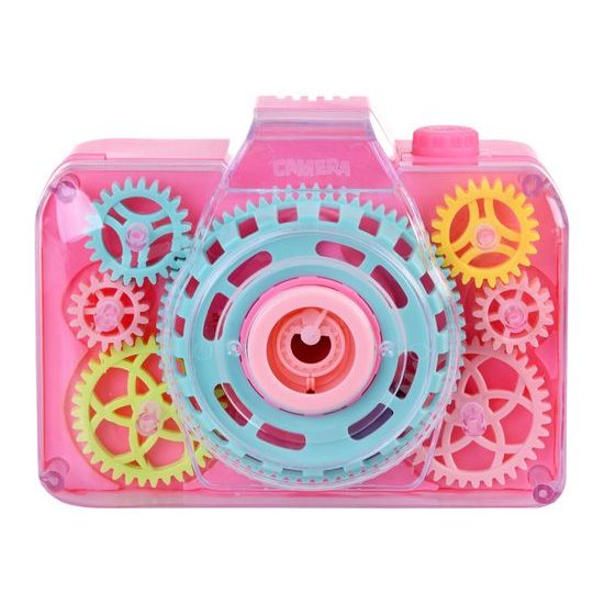 Bublifuk na baterie fotoaparát Bubble Camera - růžový