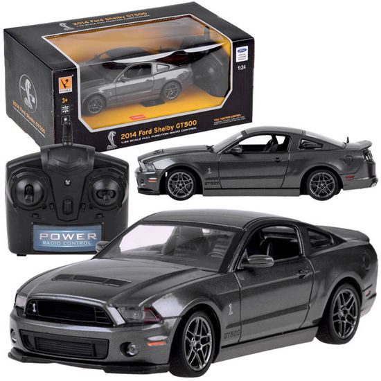 Autíčko na dálkové ovládání Ford Shelby GT500 1:24 stříbrné
