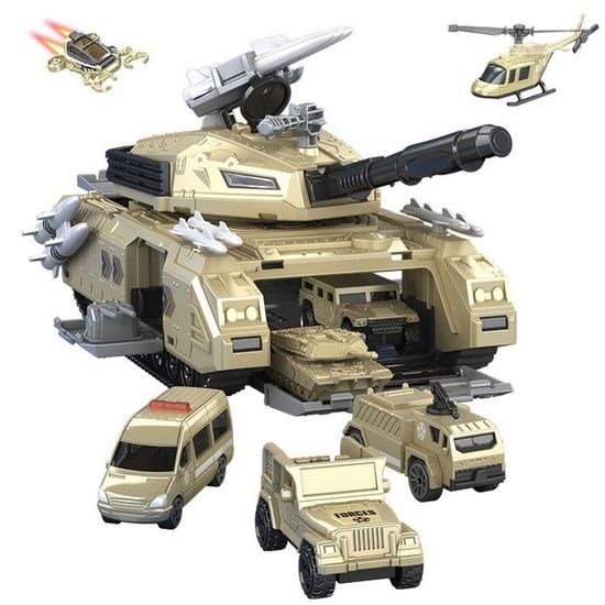Vojenský tank s příslušenstvím a vojáčky Military Tank