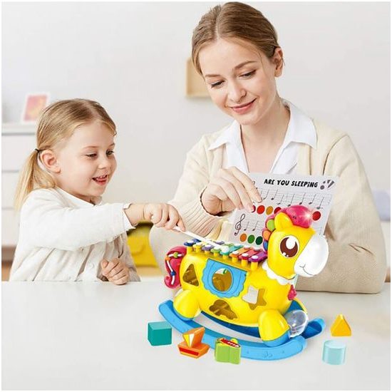 Haunger interaktivní koník s cimbálky Music Horse