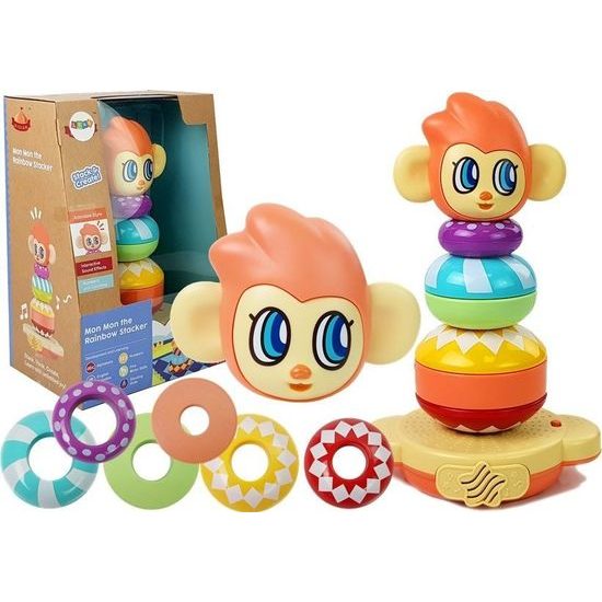 Vzdělávací opičí pyramida se zvuky