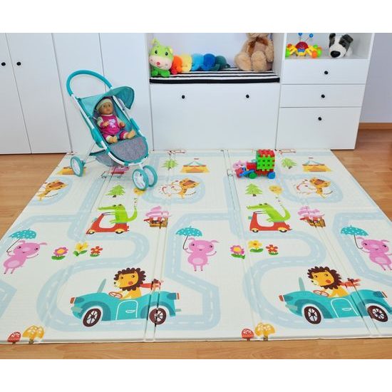 Milly Mally Skládací pěnová podložka, 197 x 177cm - Play Street