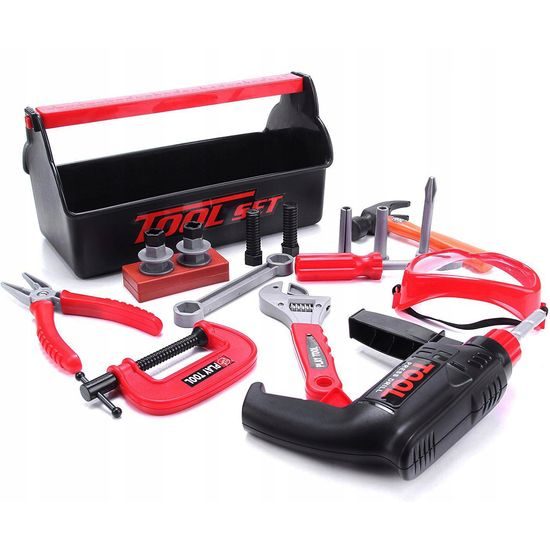 Sada dětského nářadí ve skříňce Tool Set