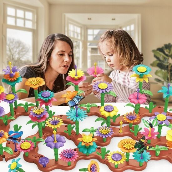 Doris dětská stavebnice zahrádka Garden Building 274 dílů