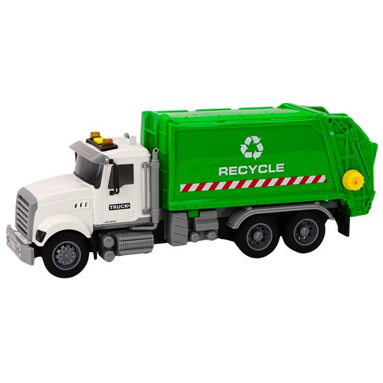 Popelářské auto pro děti se světly a zvuky Recycle Truck 1:16