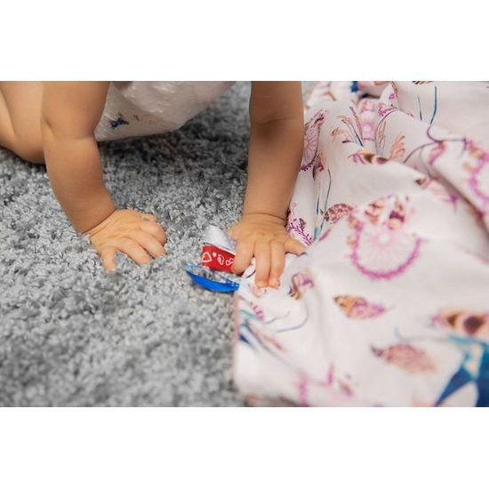 Lehká minky deka mátová