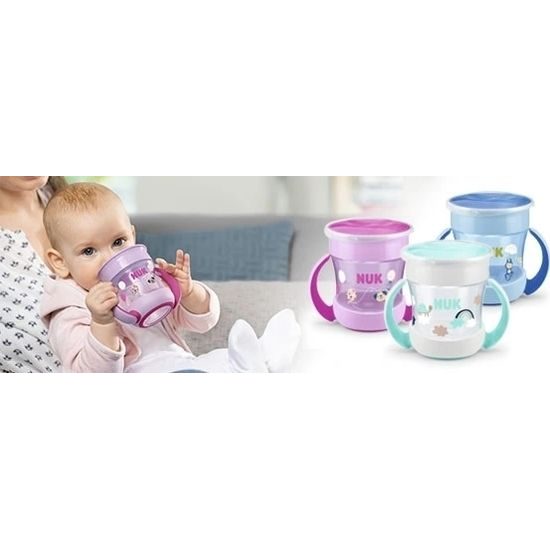 Nuk Hrneček Mini Magic Cup 360 s úchyty, 6m+