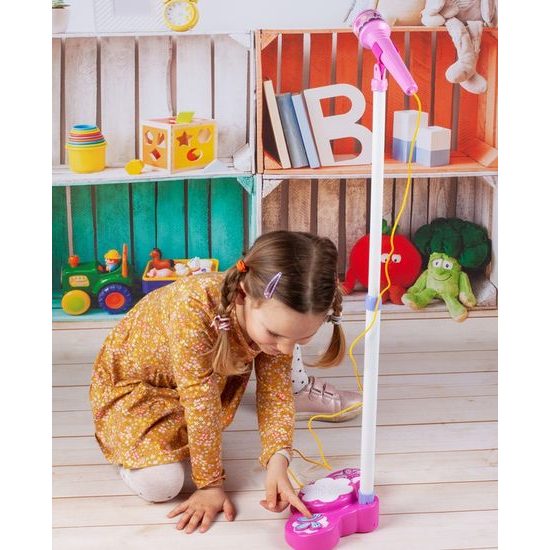 Dětský karaoke mikrofon se stojanem First Song