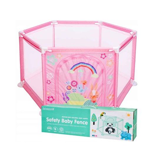 Doris dětská ohrádka Safety Fence - růžová