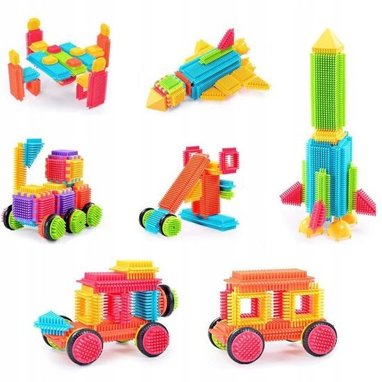 Doris barevná konstrukční stavebnice Hedgehog Blocks 90 ks