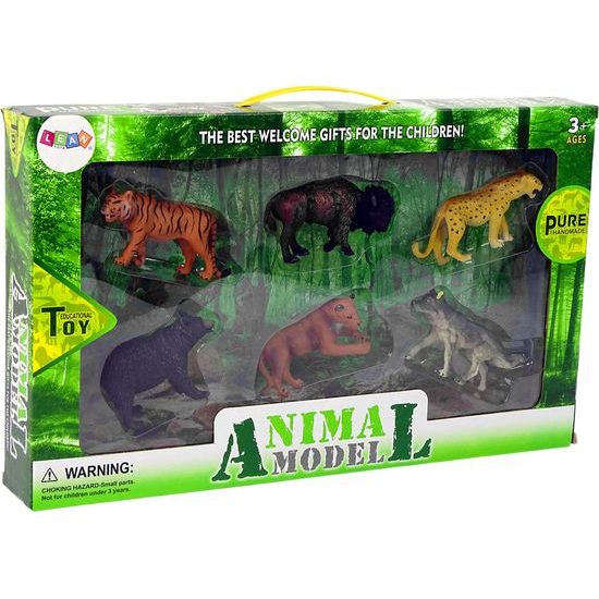 Sada afrických lesních zvířátek