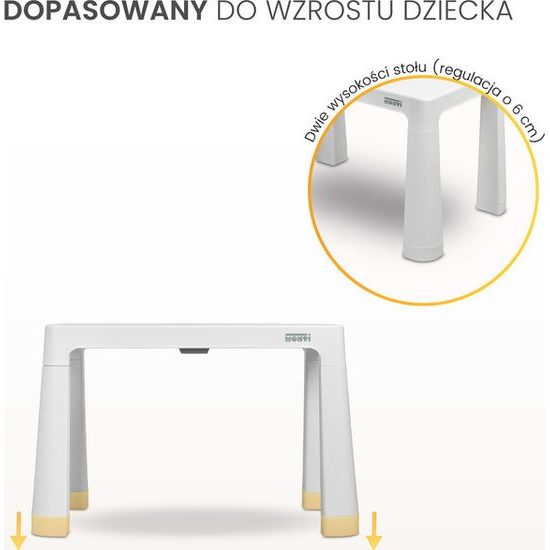 Dětský stůl Monti + 2 židle zelený