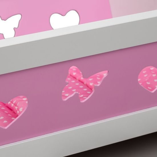 Ecotoys dřevěná postýlka pro panenky