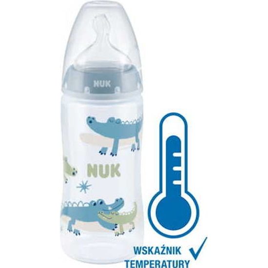 Kojenecká láhev NUK FC+Temperature Control 300 ml BOX-Flow Control savička