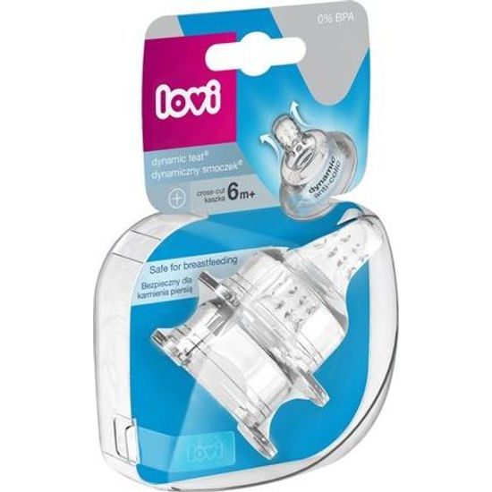 LOVI 18/753 Dynamický dudlík na krmení kaší, 2 ks